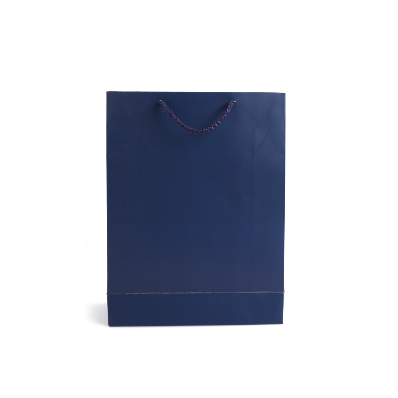 Karton Çanta Mat Lacivert Selefonlu 25x33x9 cm (12'li)