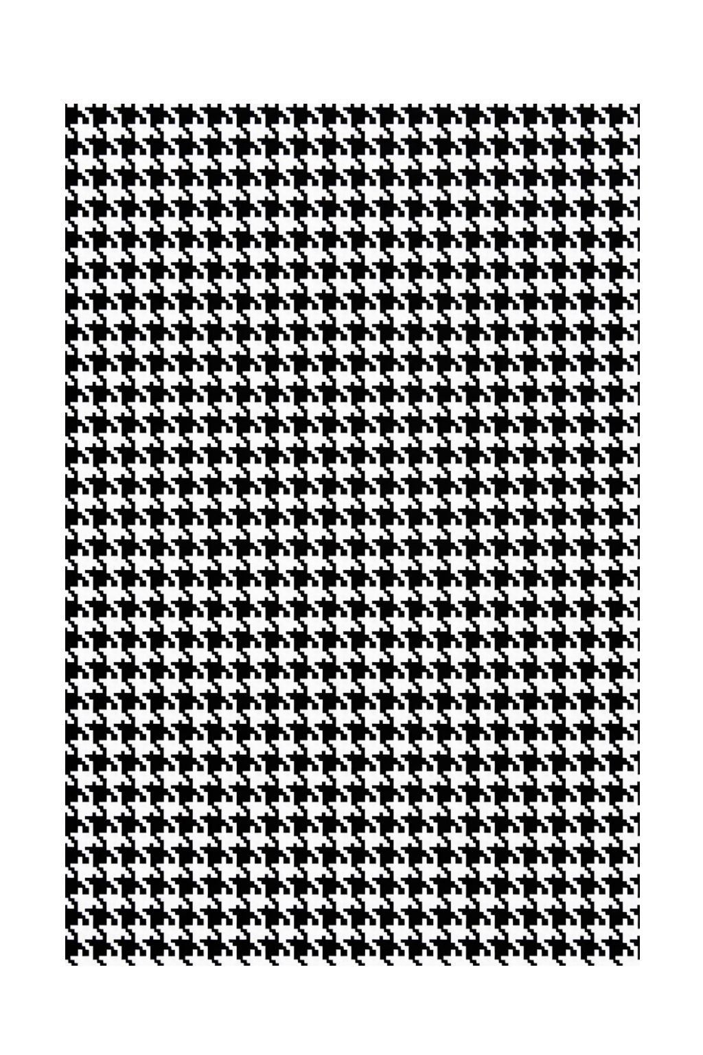 Ambalaj Kağıdı 50x70 cm 100'lü Siyah-Beyaz Desenli