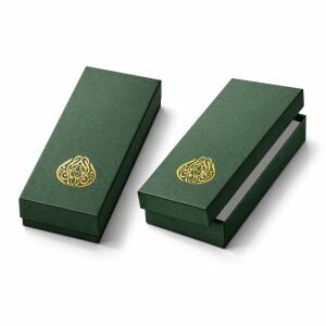 Lüks Kapaklı Hediye Kutusu 21x8x3 cm Yeşil