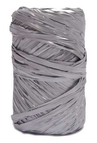 Renkli Doğal Rafya Gümüş 50 mt