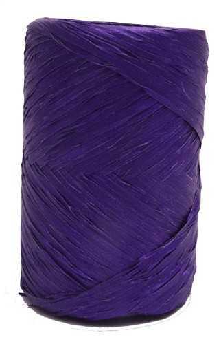 Renkli Doğal Rafya Mor 50 mt