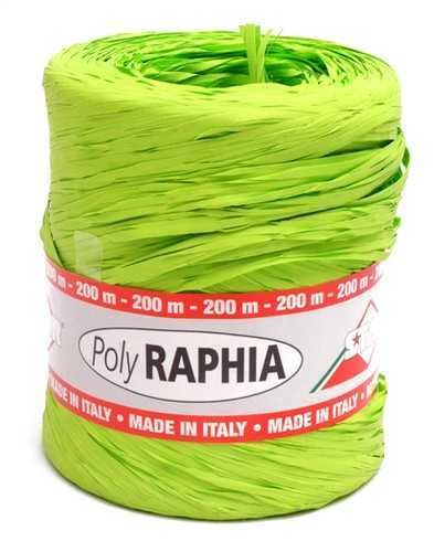 Renkli Doğal Rafya Yeşil 200 mt