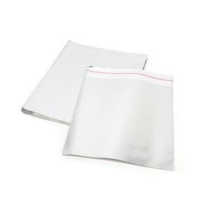Ağzı Bantlı Metalize Hediye Paketi Gümüş 20x25 cm (50'li)