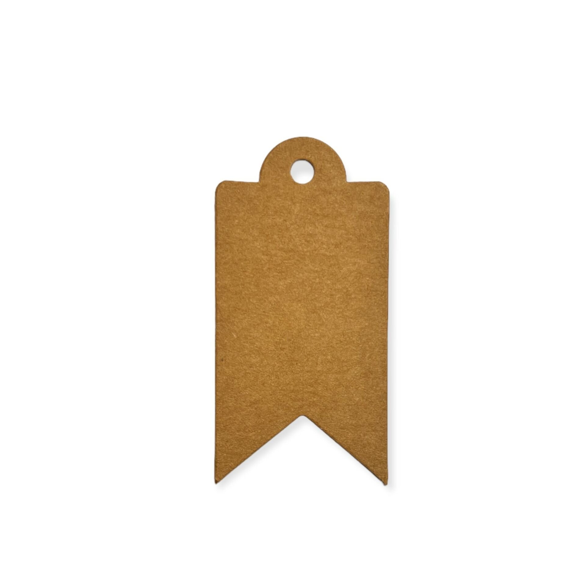 Delikli Etiket Flama Kraft 100'lü 5x3cm