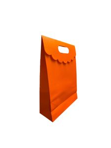 El Geçme Hediye Zarfı Turuncu 28x23x8.5 cm 12'li