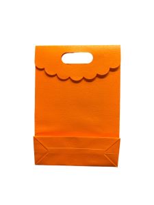 El Geçme Hediye Zarfı Turuncu 28x23x8.5 cm 12'li