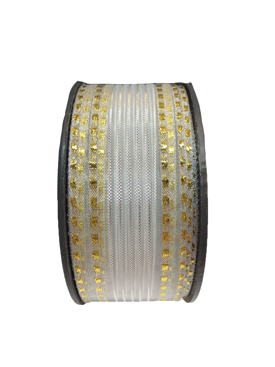 Altın-Gümüş Simli Şifon Kurdele 40mmx25mt Art.1602