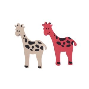 Yapışkanlı Süs Zürafa(10'lu)