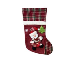 Yılbaşı Süs Çorabı 37x18 cm 6123-3