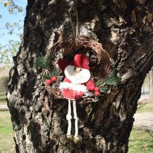 Yılbaşı Kapı Süsü 18 cm